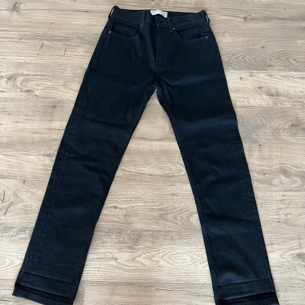 Everlane Boyfriend Black Jean Size 24R - Picture 5 of 7